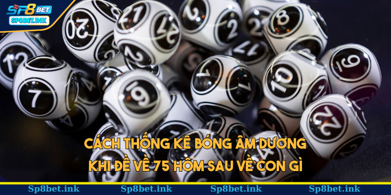Cách thống kê bóng âm dương khi đề về 75 hôm sau về con gì