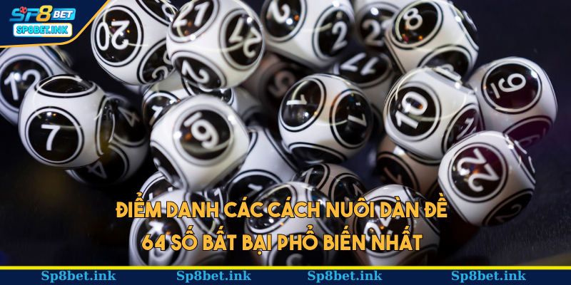 Điểm danh các cách nuôi dàn đề 64 số bất bại phổ biến nhất